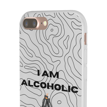 "I am alcoholic" High Quality Phone Case