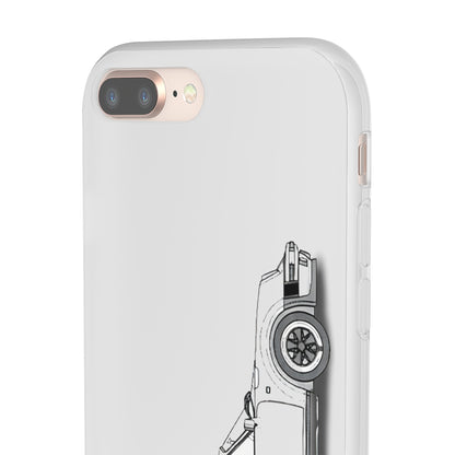 "Car Blueprint 2" High Quality Phone Case