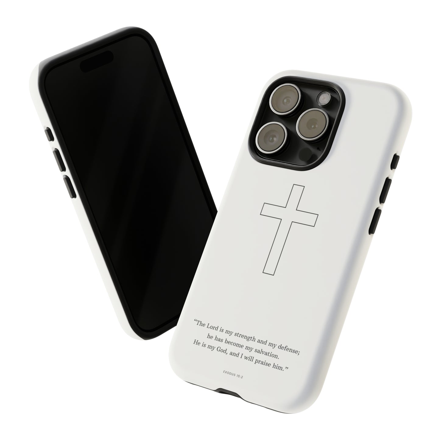 "Exodus 15:2" Premium Quality Phone Case