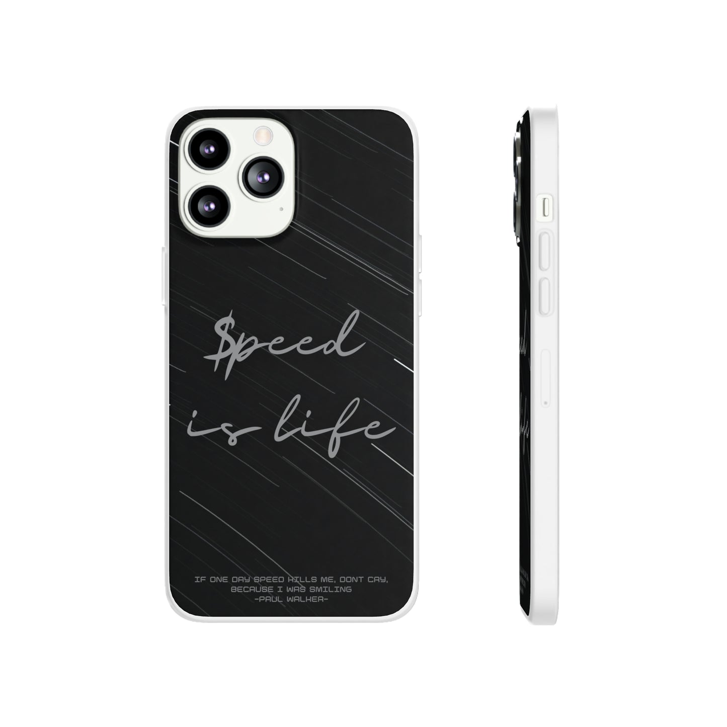 "Speed is life" High Quality Phone Case