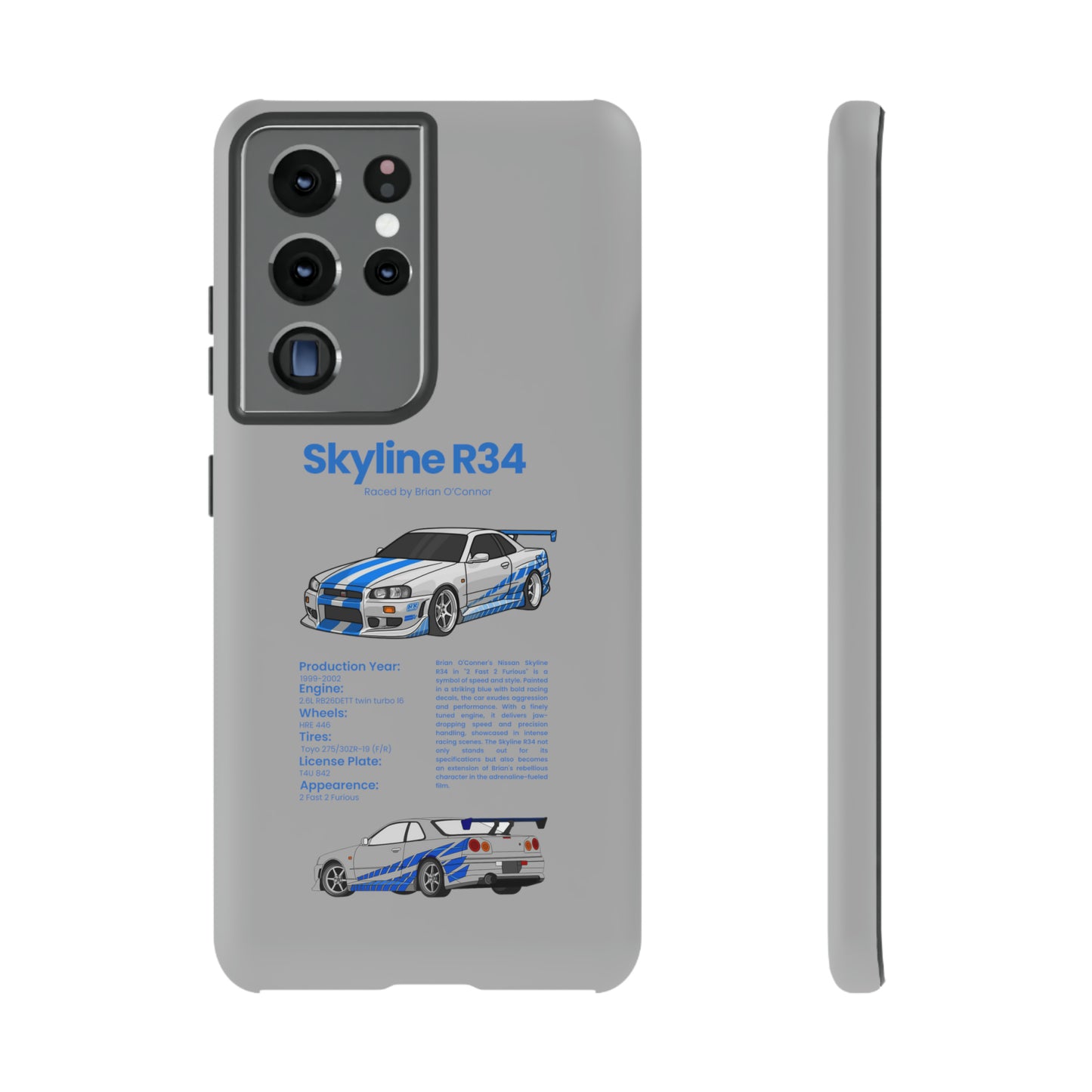 "Skyline R34" Premium Quality Phone Case