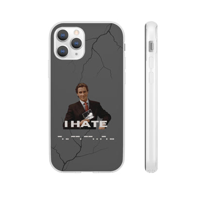 "I hate -. .. --. --. . .-. ... " High Quality Phone Case