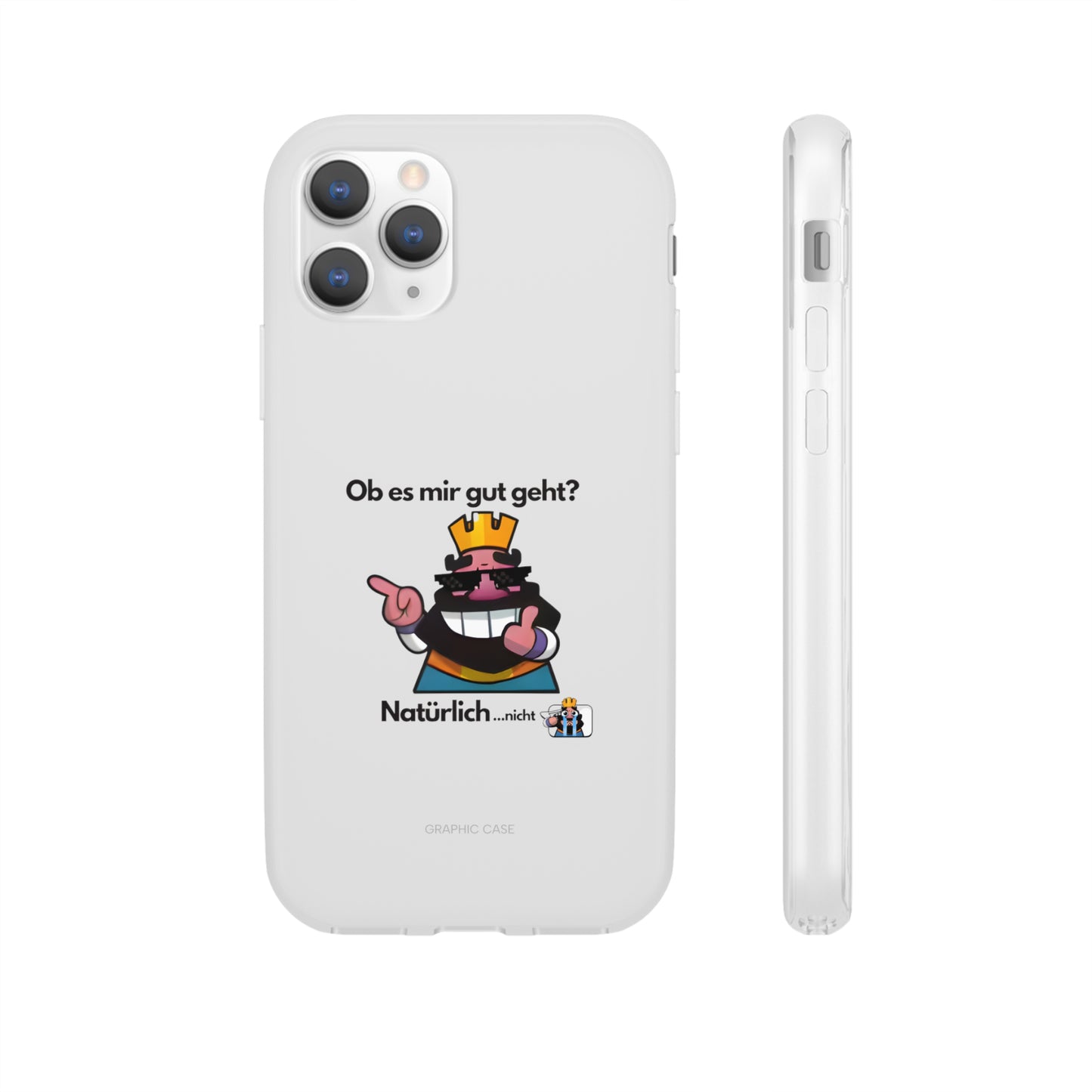 "Ob es mir gut geht? Natürlich... nicht" High Quality Phone Case