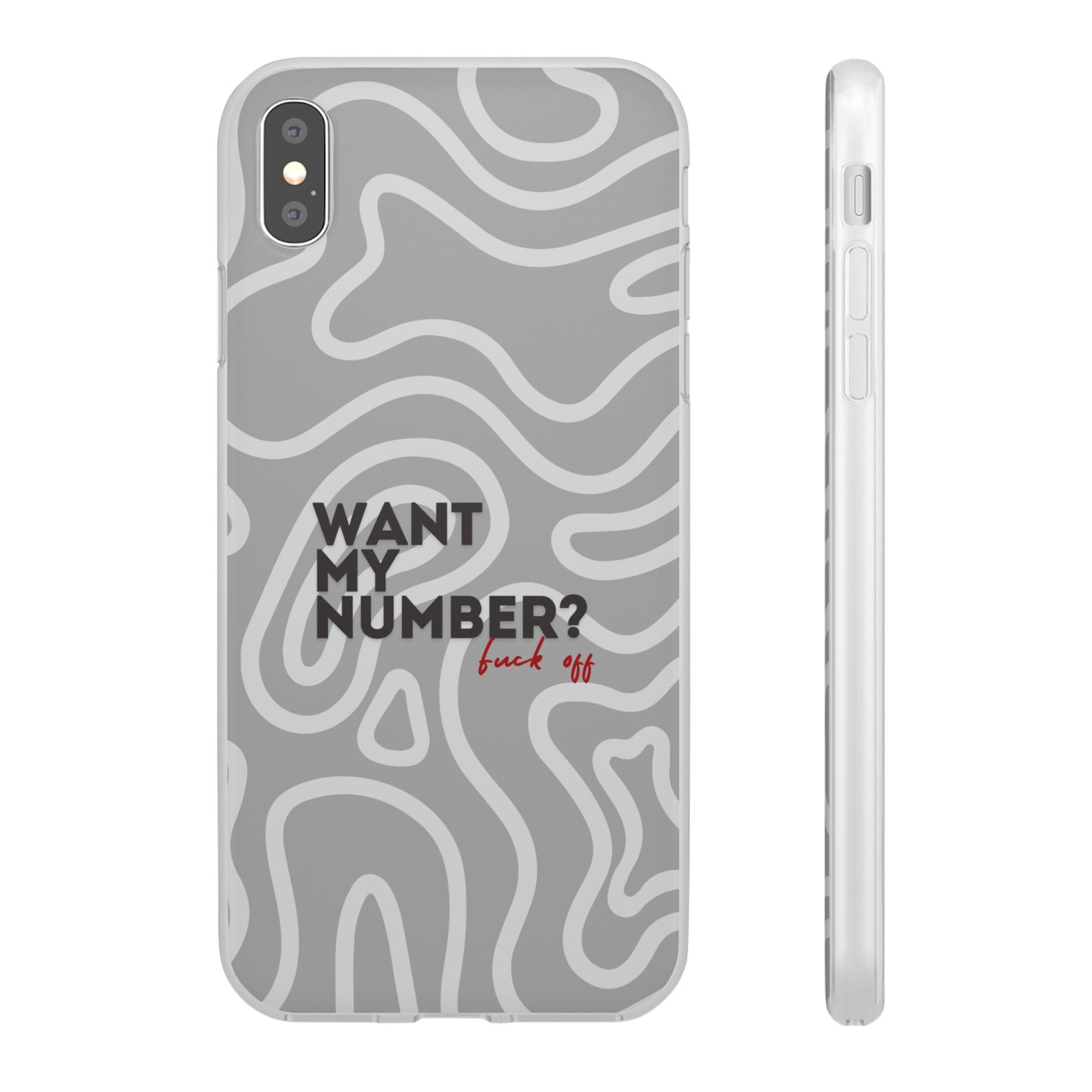 "Want my number?" High Quality Phone Case