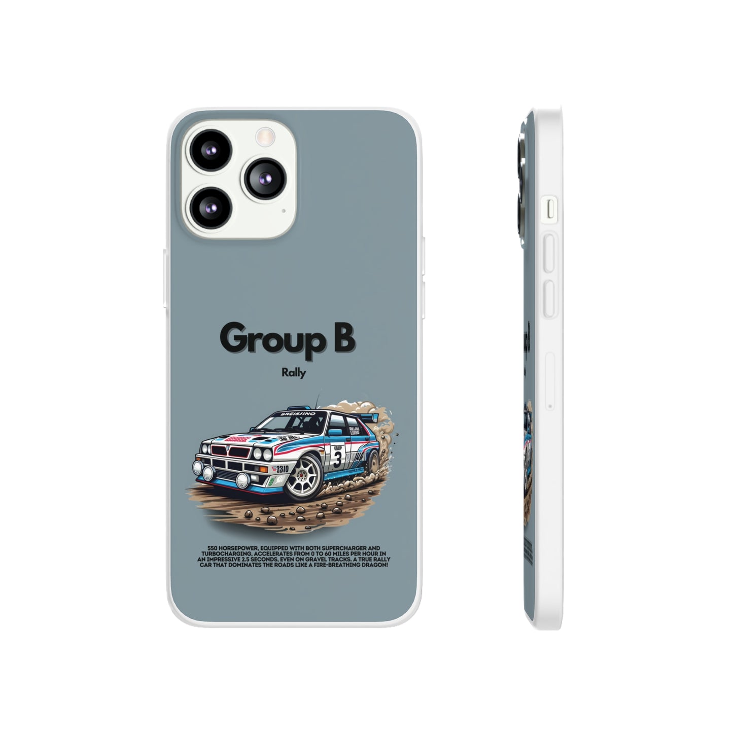 "Group B Rally Delta S4" High Quality Phone Case