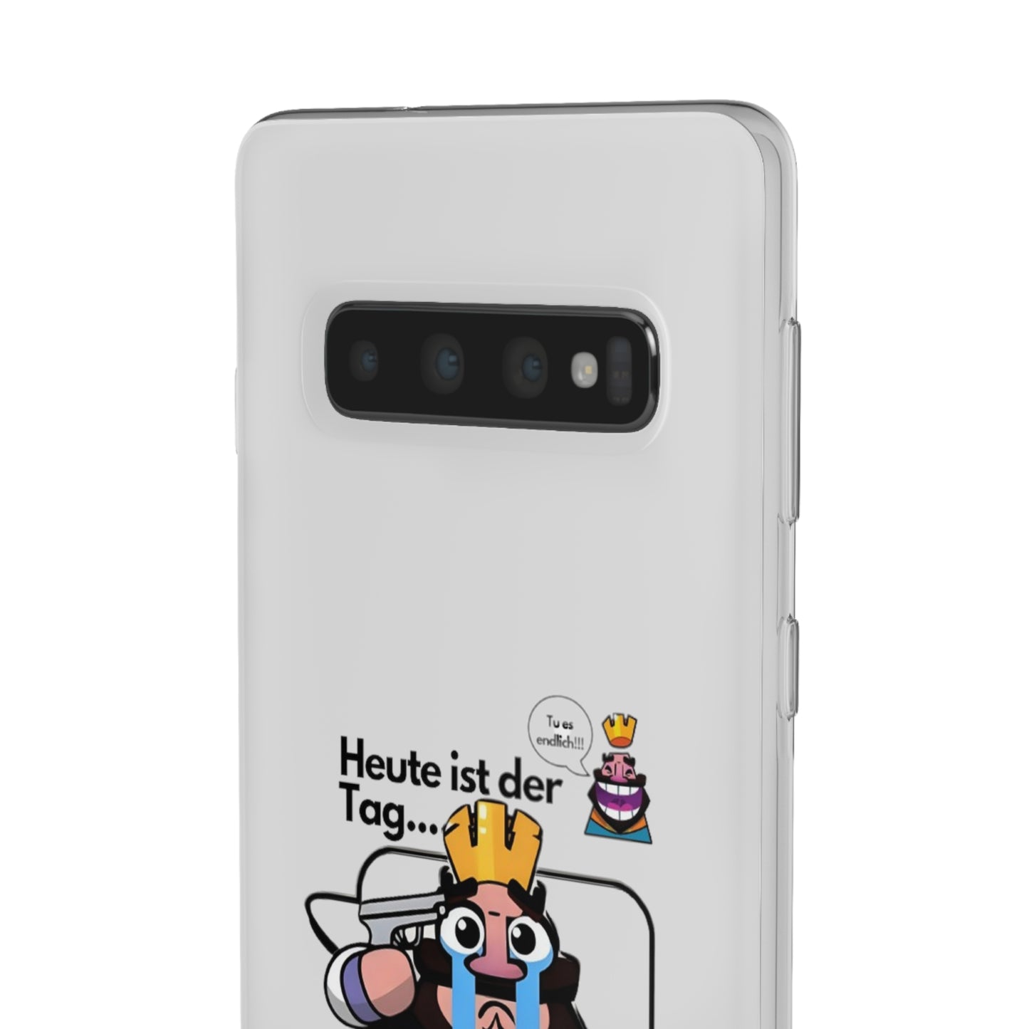 "Heute ist der Tag ... der Tag an dem ich den Abzug drücke" High Quality Phone Case