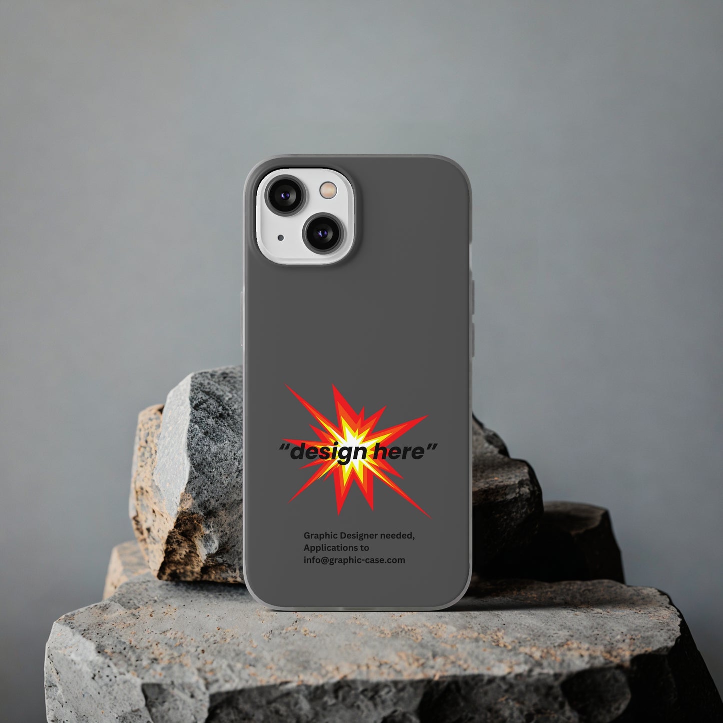 "Design here" High Quality Phone Case