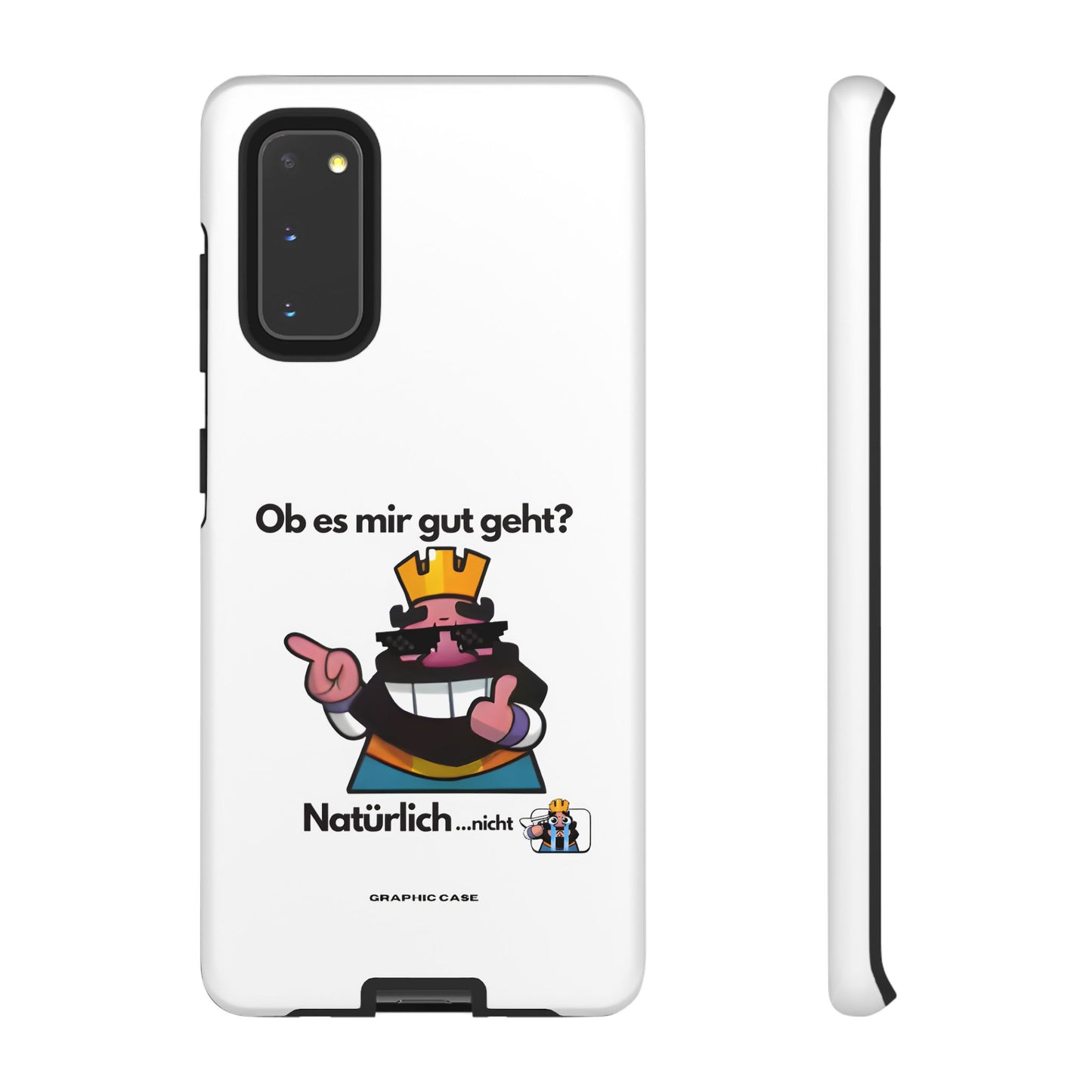 "Ob es mir gut geht?" Premium Quality Phone Case