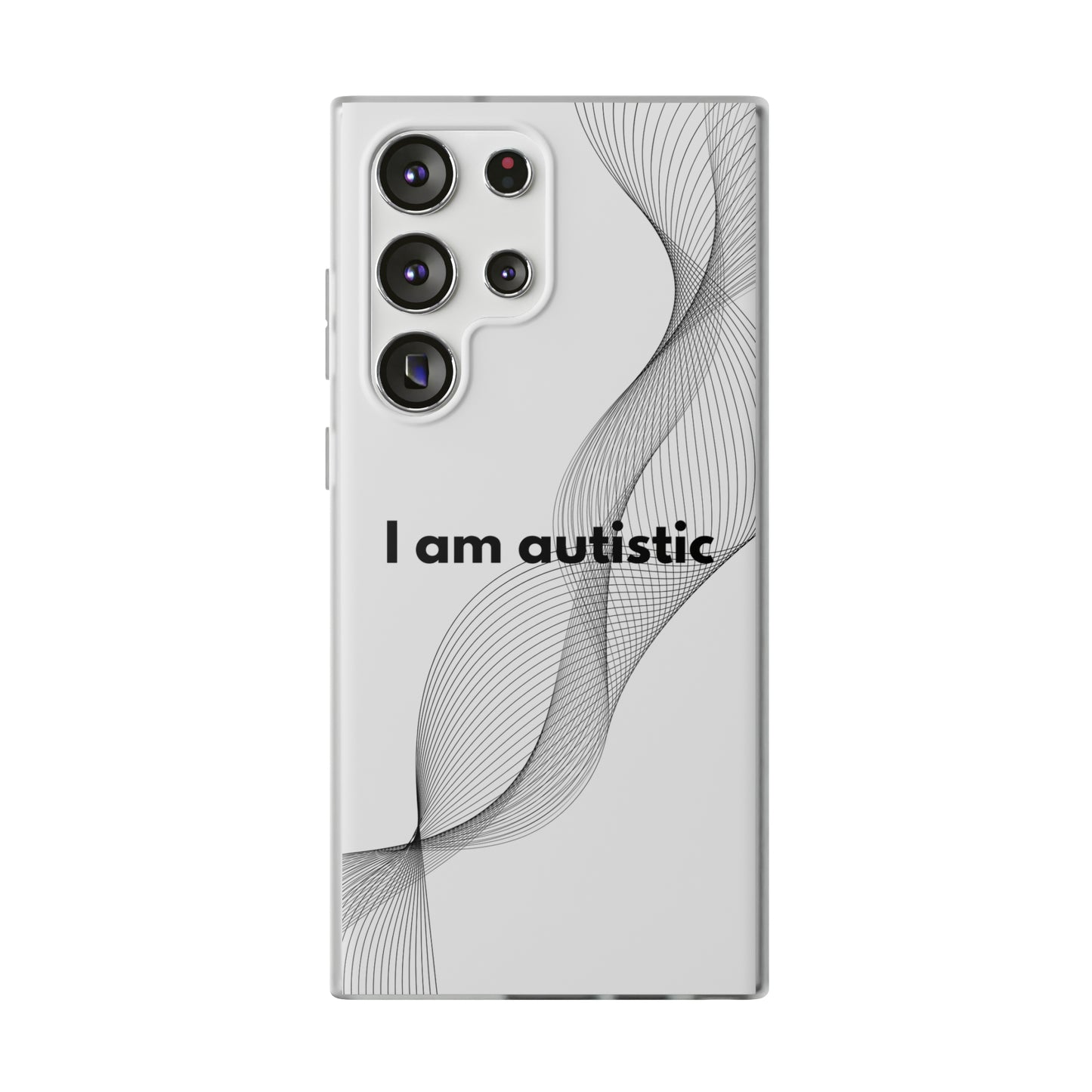 "I am autistic" High Quality Phone Case