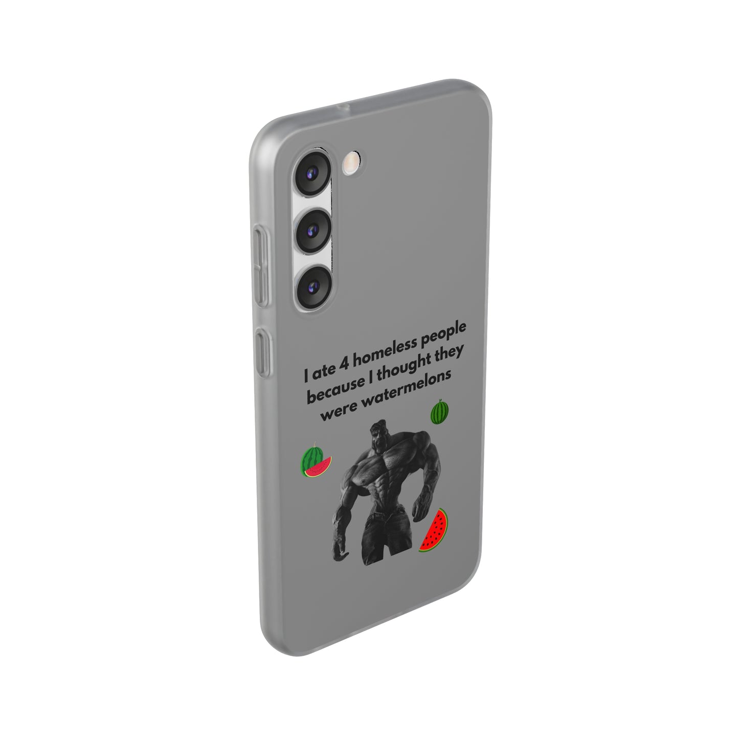 "I ate 4 homeless people" High Quality Phone Cases