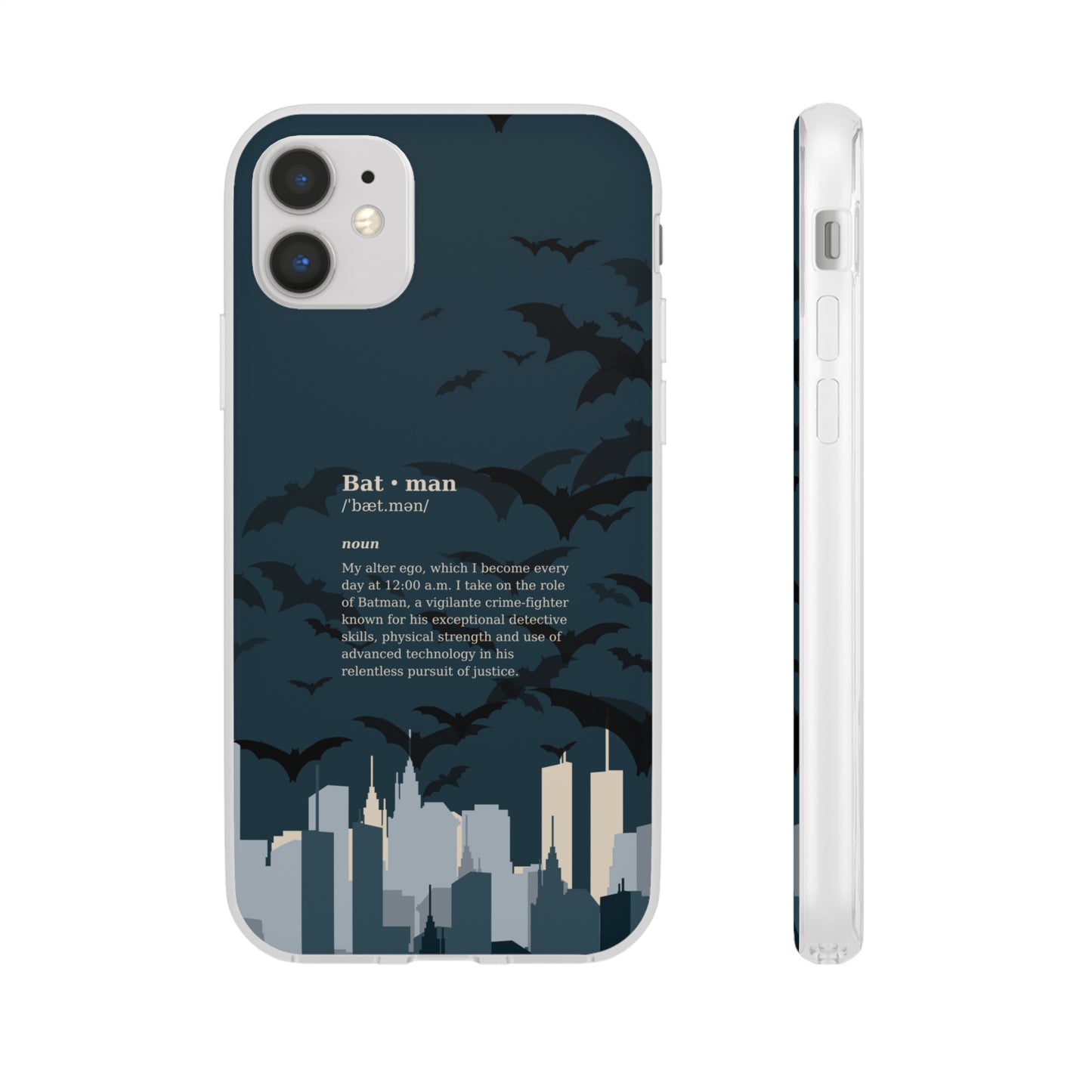 "Batman Definition" High Quality Phone Case