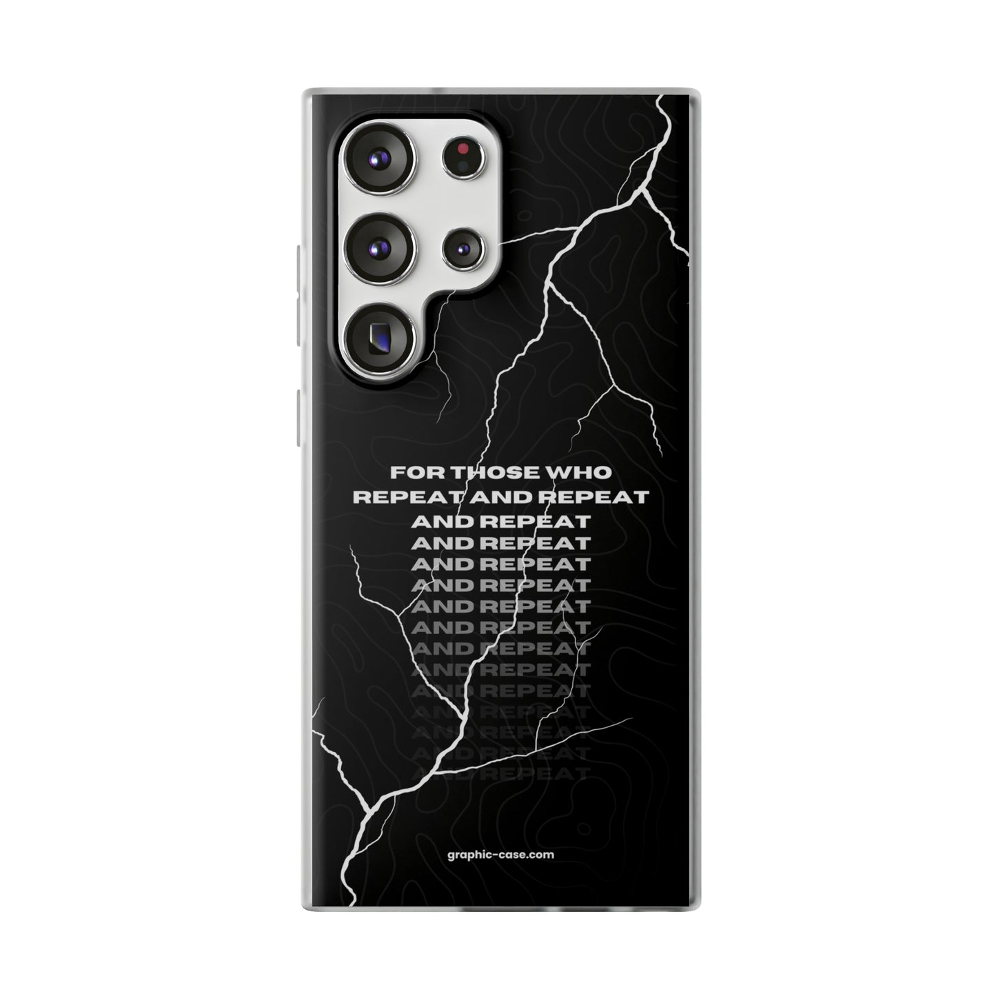 "For those who repeat and repeat..." High Quality Phone Case