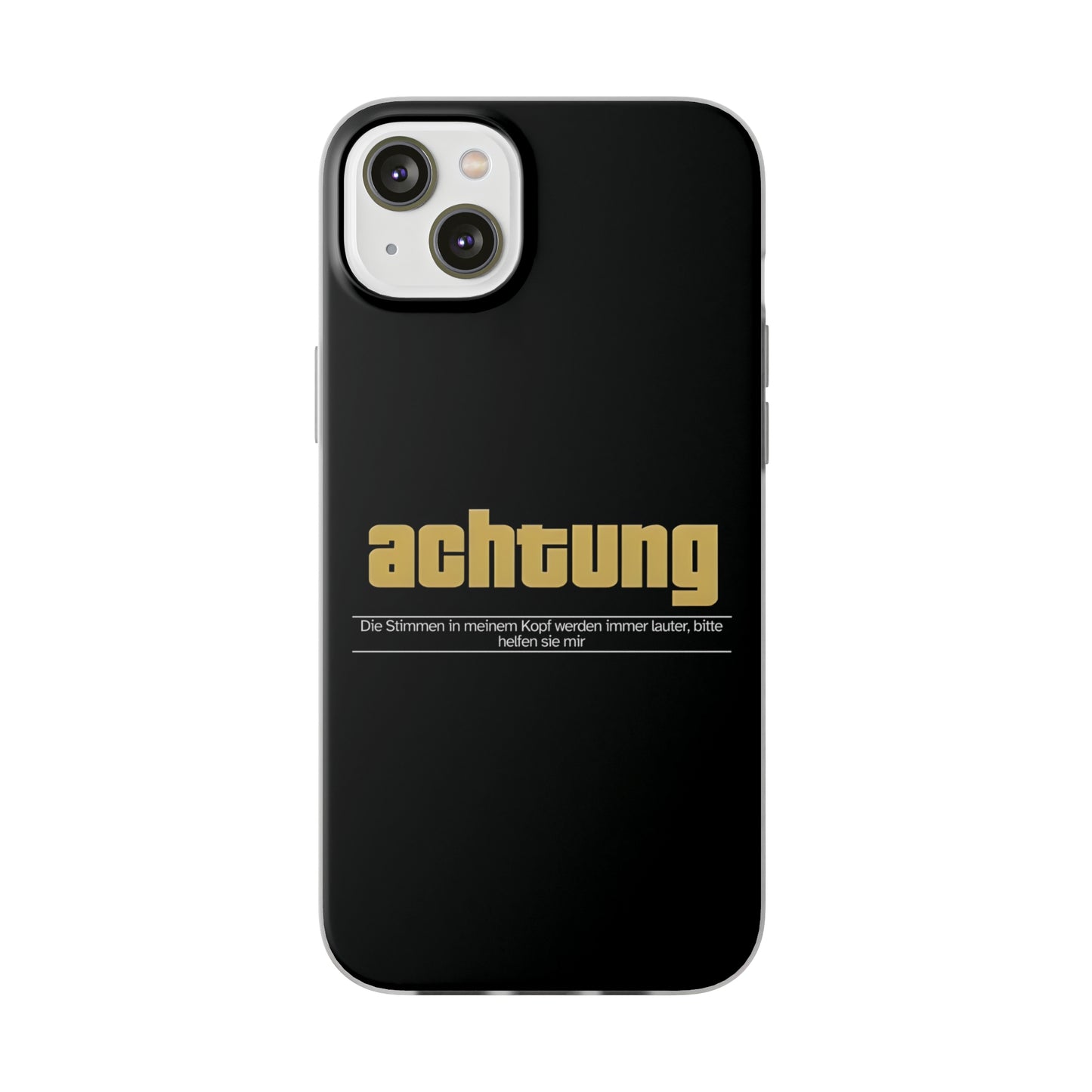 "Achtung (Stimmen)" High Quality Phone Case