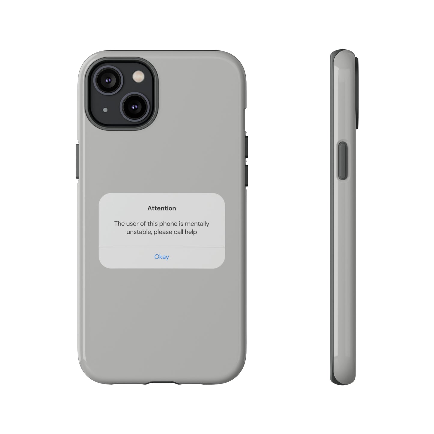 "Attention Notification" Premium Quality Phone Case