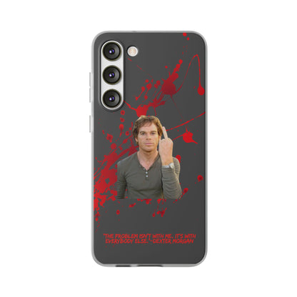 Dexter Middle Finger High Quality Phone Case