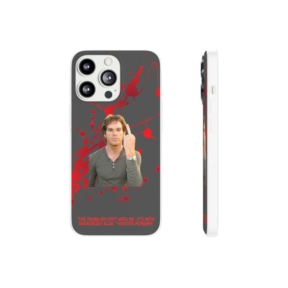 Dexter Middle Finger High Quality Phone Case