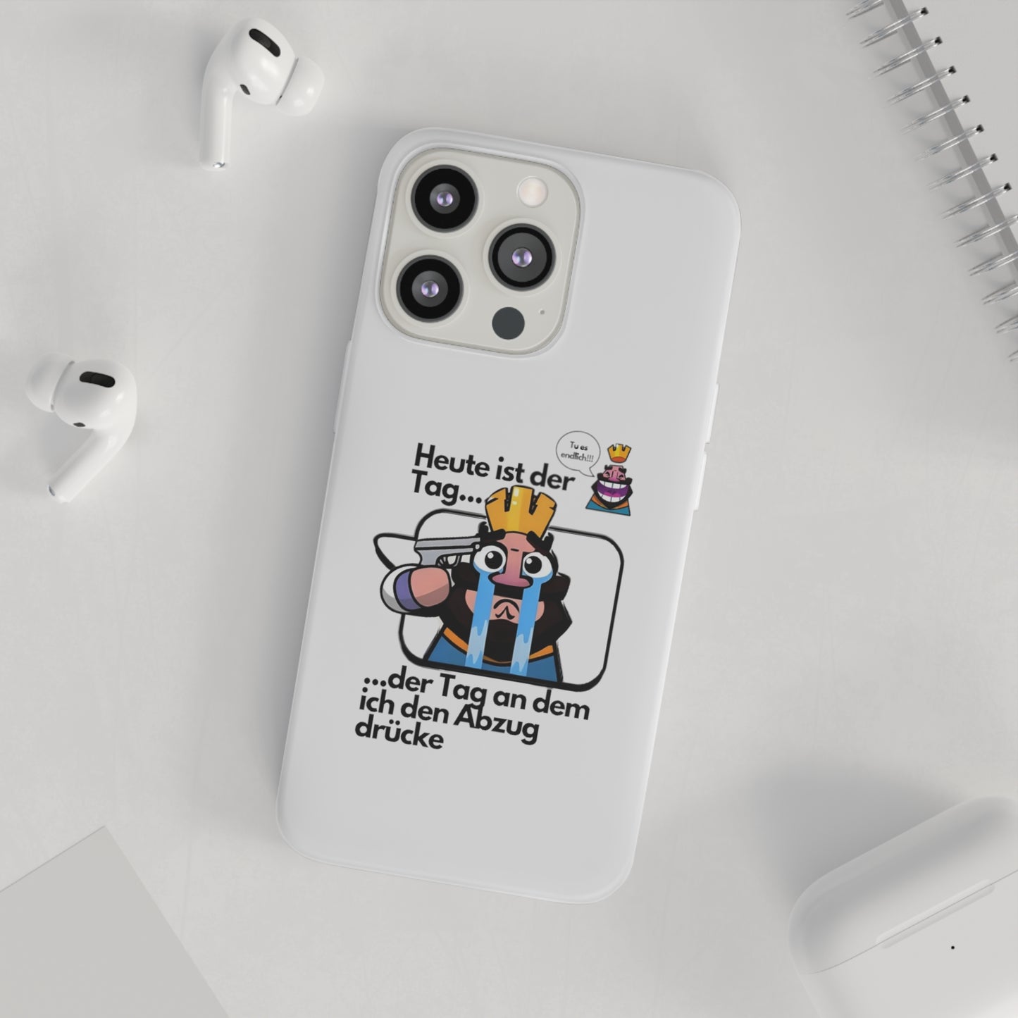 "Heute ist der Tag ... der Tag an dem ich den Abzug drücke" High Quality Phone Case