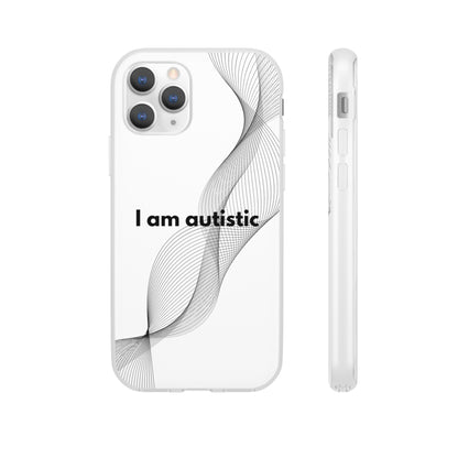 "I am autistic" High Quality Phone Case