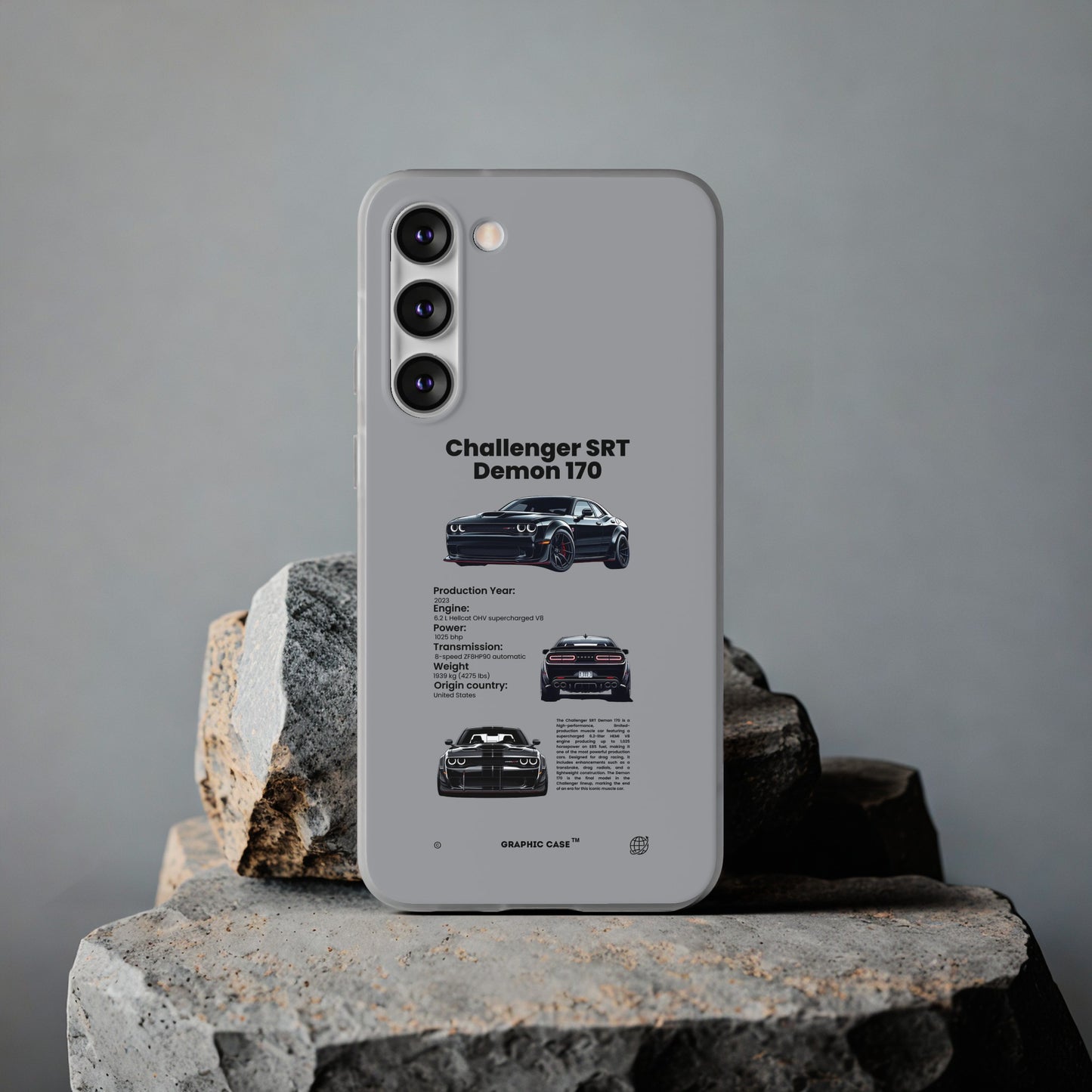 "Challenger SRT Demon 170" High Quality Phone Case