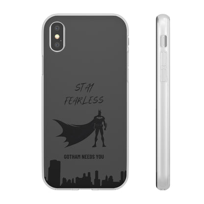 "Stay fearless, Gotham needs you" High Quality Phone Case