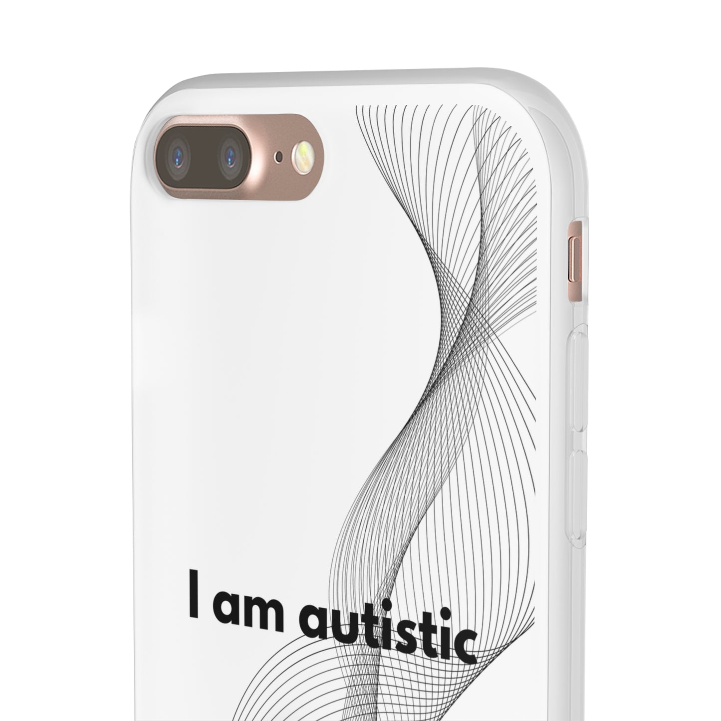 "I am autistic" High Quality Phone Case