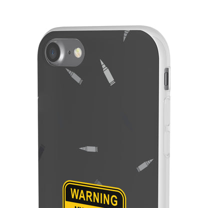 "Warning, my phone is not the only thing in my pocket" High Quality Phone Case