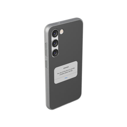 "Attention Notification" High Quality Phone Case