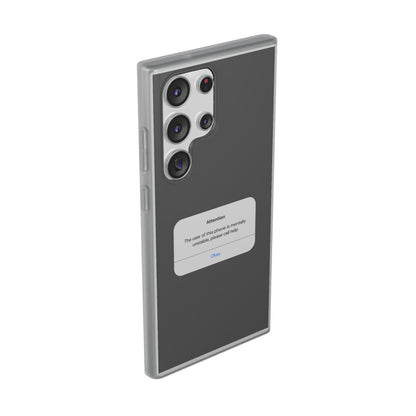 "Attention Notification" High Quality Phone Case