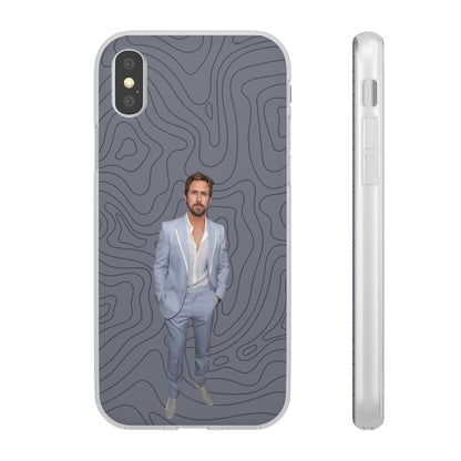 "Ryan Gosling blue" High Quality Phone Case