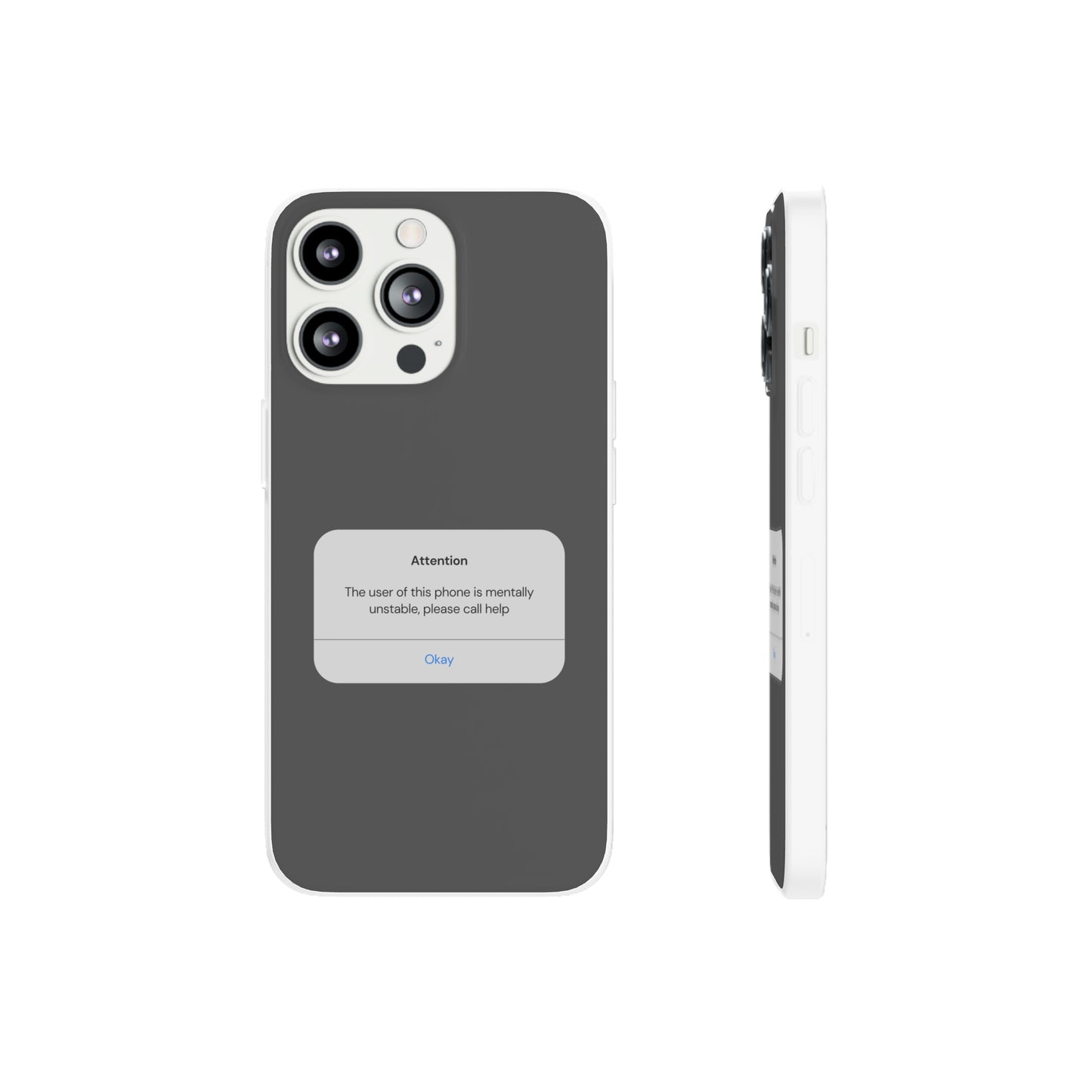 "Attention Notification" High Quality Phone Case