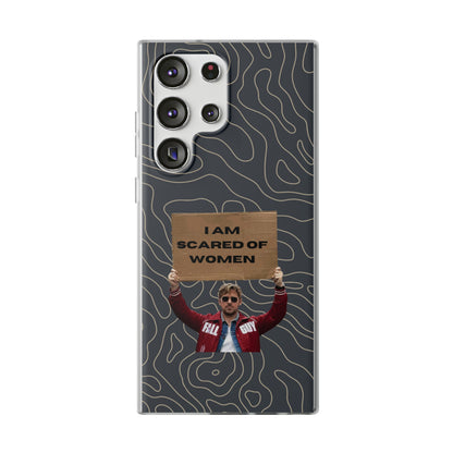 "I am scared of women" High Quality Phone Case