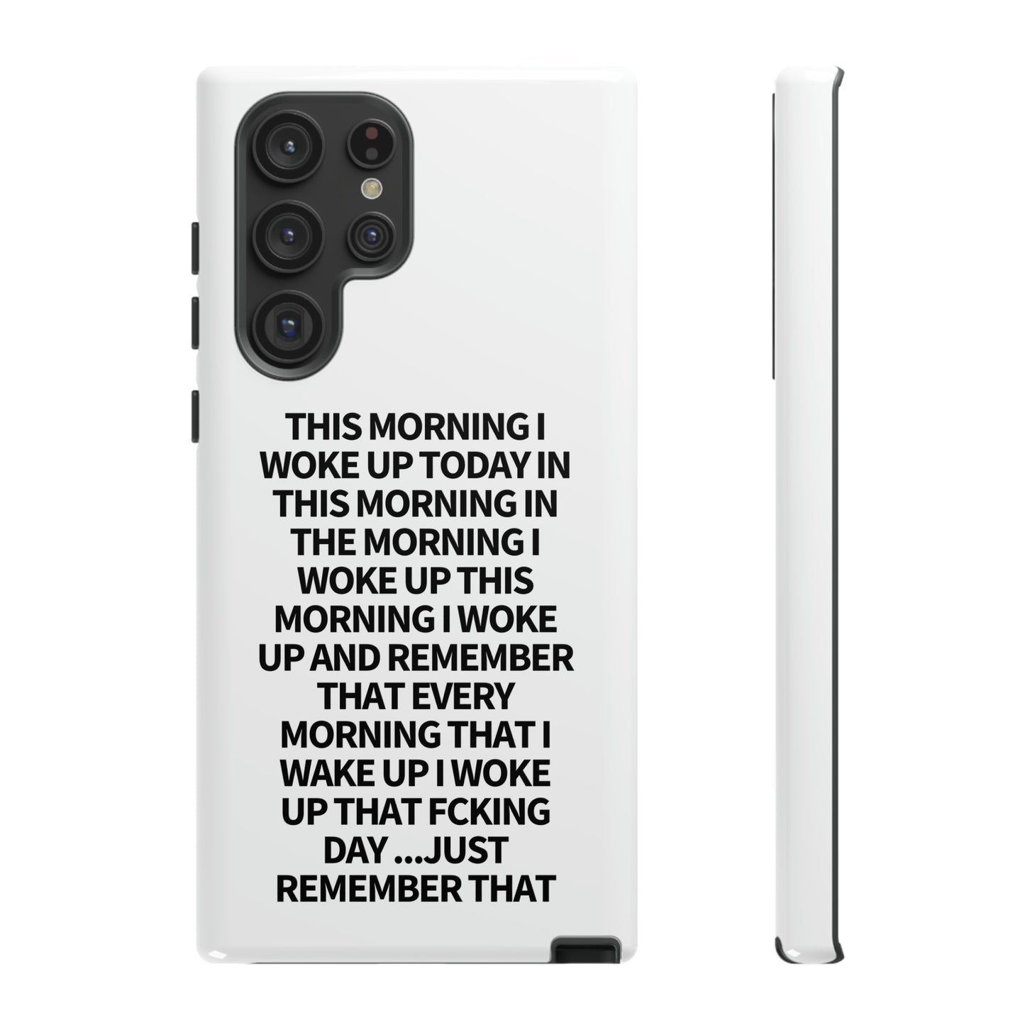 "THIS MORNING" Premium Quality Phone Case