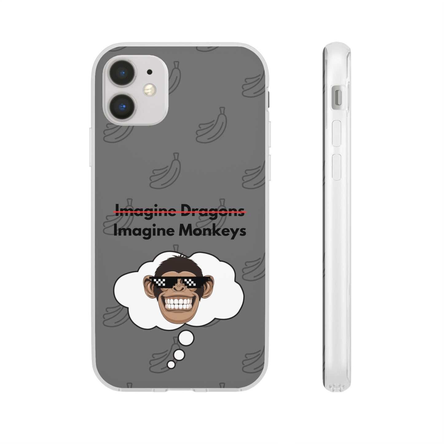 "Imagine Monkeys" High Quality Phone Case