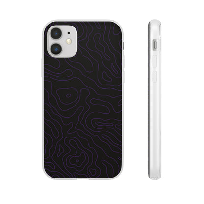 "Purple Topography" High Quality Phone Case