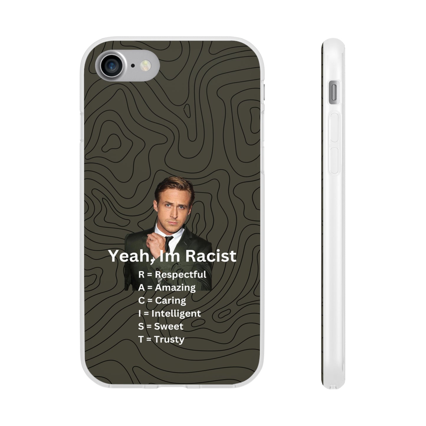 "Yeah, I'm Racist" High Quality Phone Case