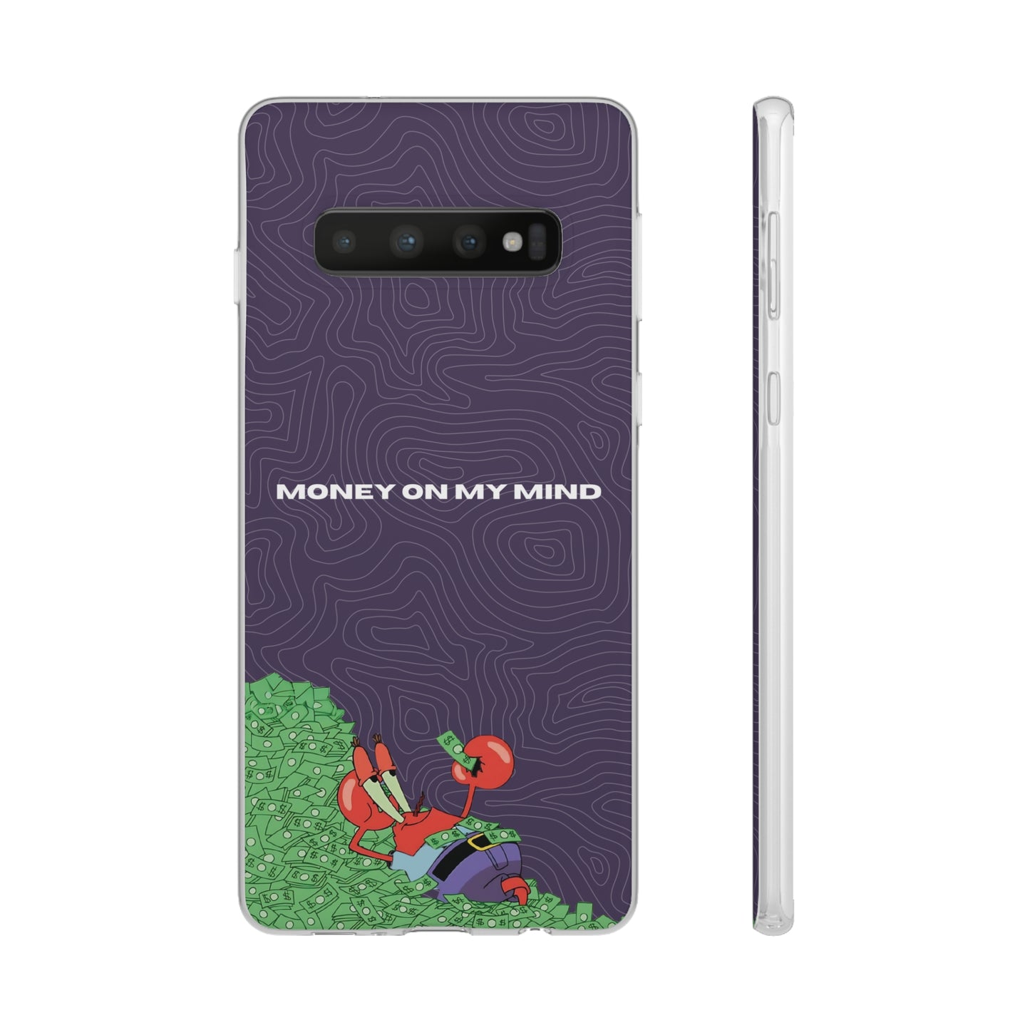 "Money on my mind" High Quality Phone Case