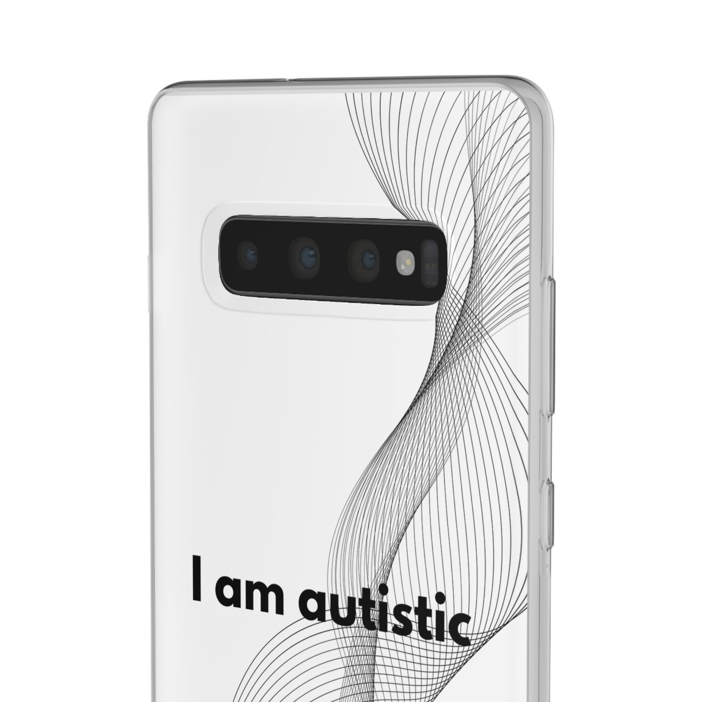 "I am autistic" High Quality Phone Case