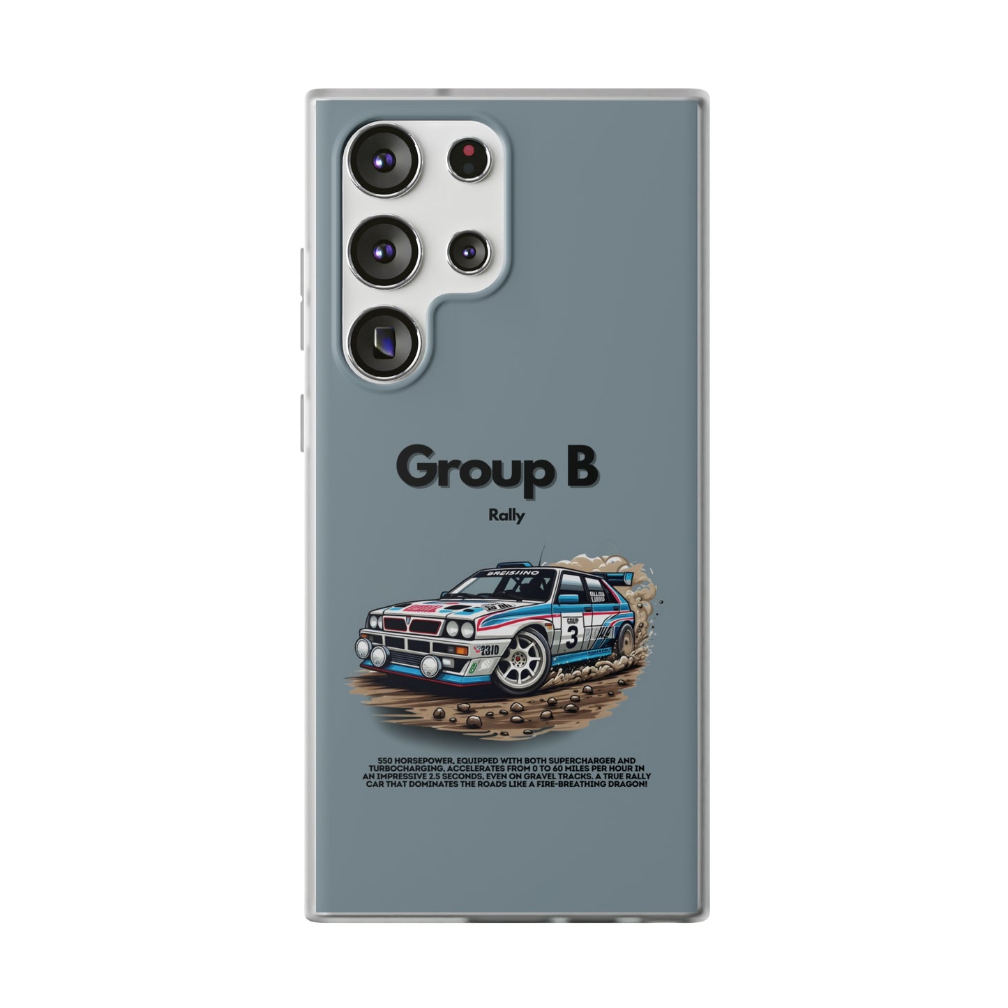 "Group B Rally Delta S4" High Quality Phone Case