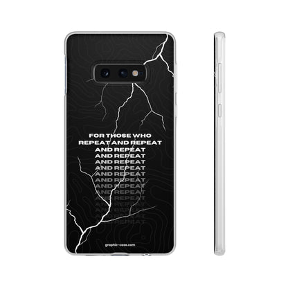 "For those who repeat and repeat..." High Quality Phone Case