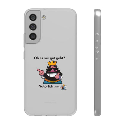 "Ob es mir gut geht? Natürlich... nicht" High Quality Phone Case