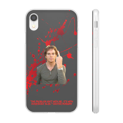 Dexter Middle Finger High Quality Phone Case