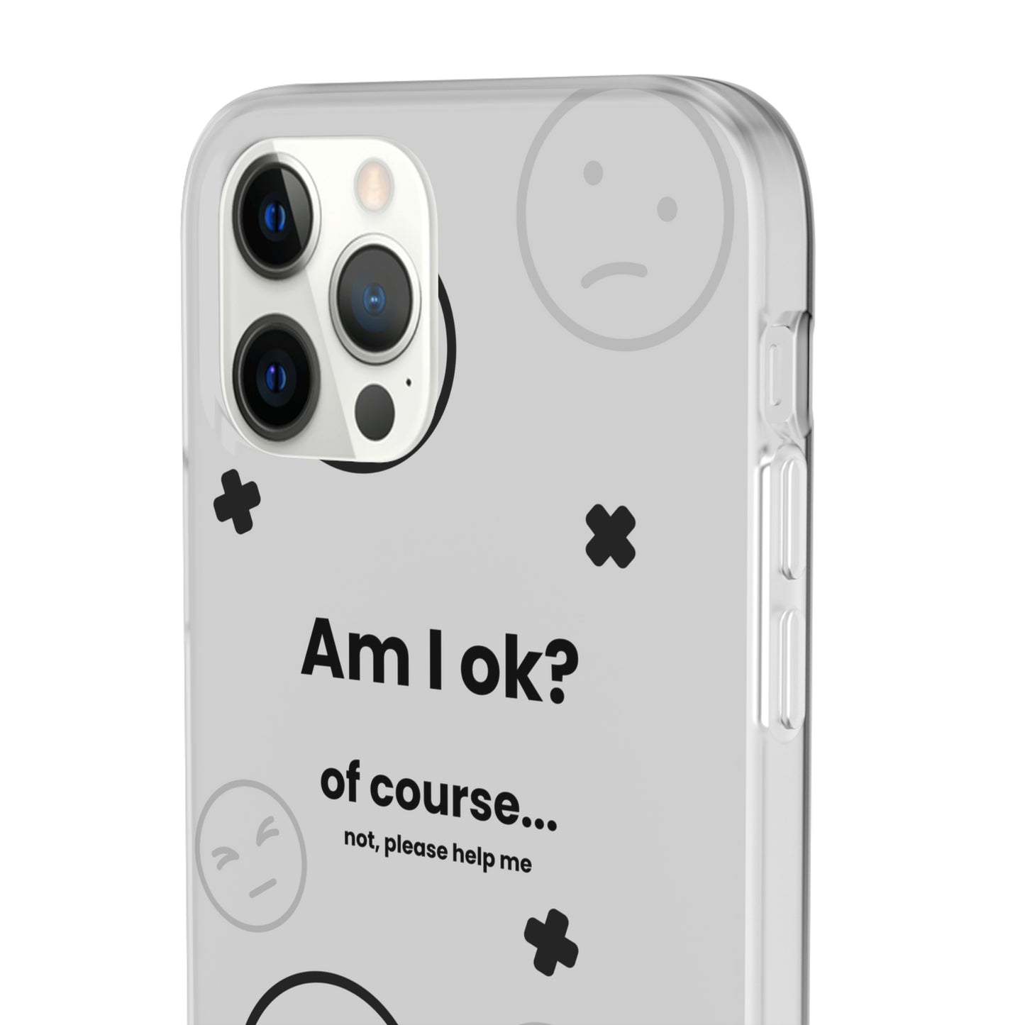 "Am I ok?" High Quality Phone Case