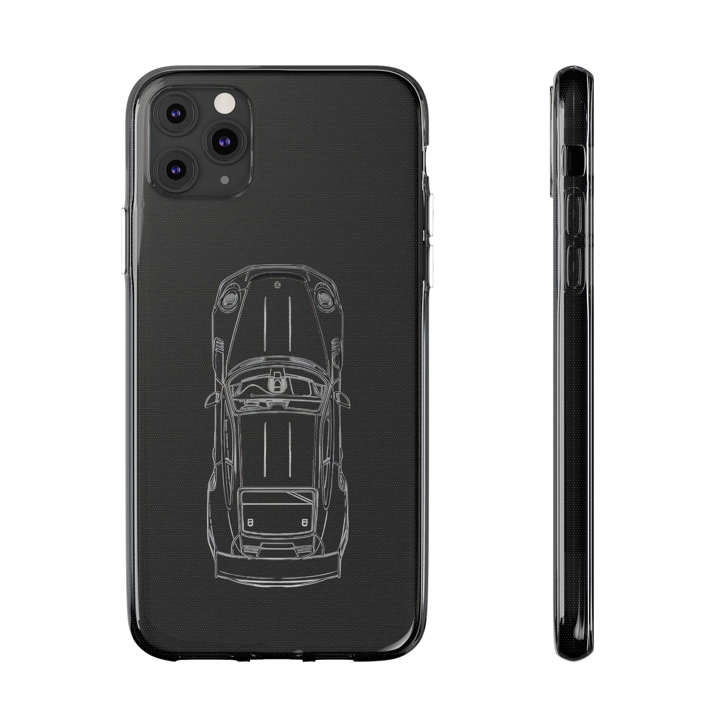 "Car Blueprint" High Quality Phone Case