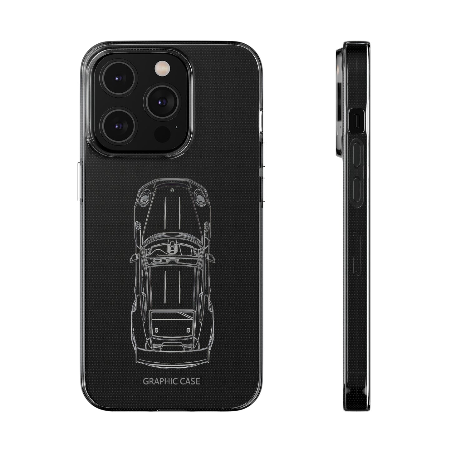 "Car Blueprint" High Quality Phone Case