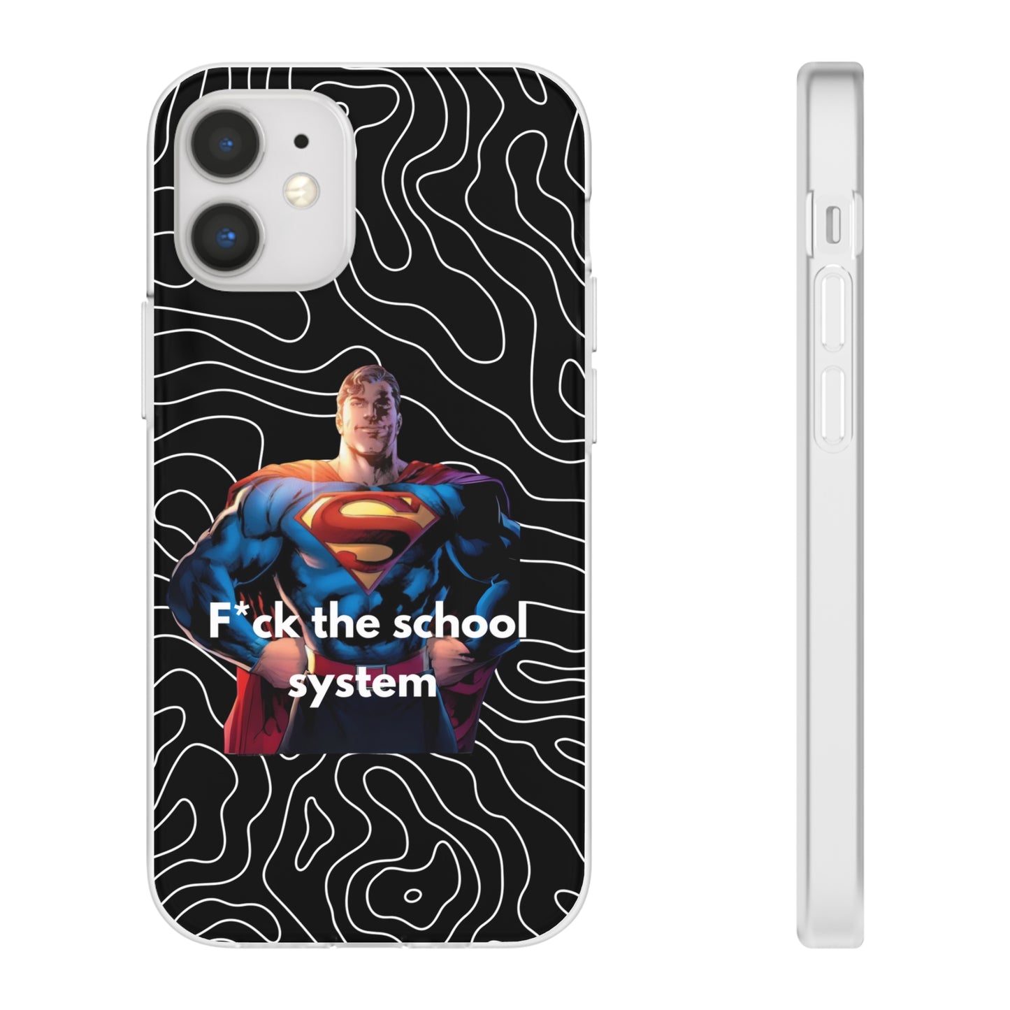 "F*ck the school system" High Quality Phone Case