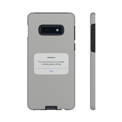 "Attention Notification" Premium Quality Phone Case