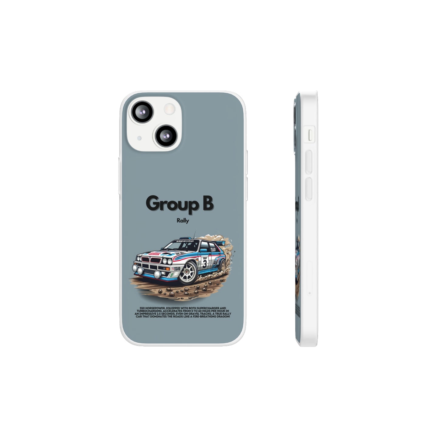 "Group B Rally Delta S4" High Quality Phone Case