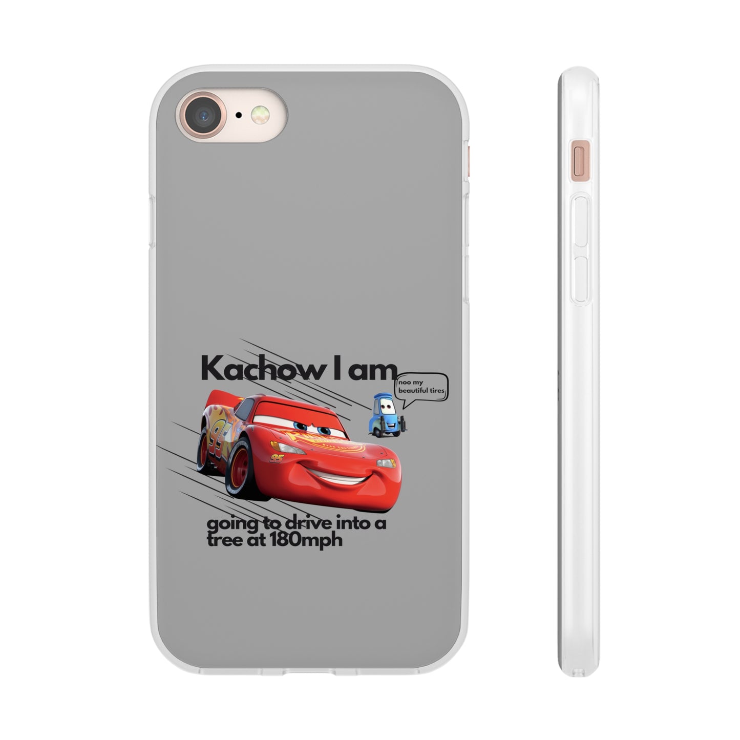 "Kachow into a tree" High Quality Phone Case