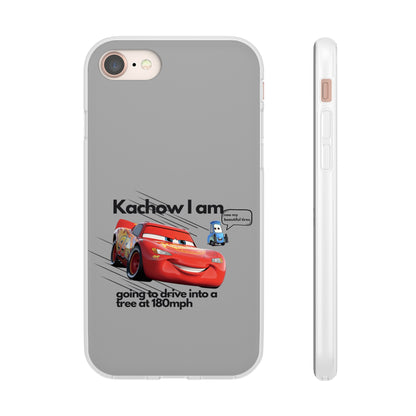 "Kachow into a tree" High Quality Phone Case