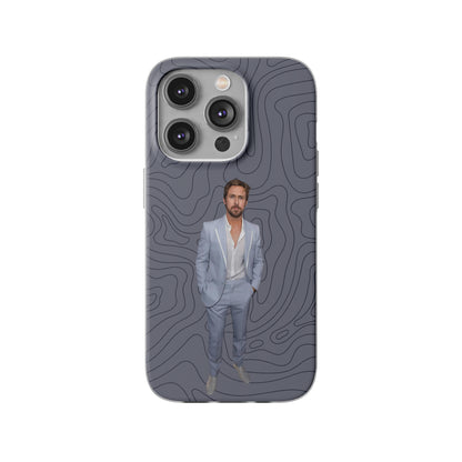 "Ryan Gosling blue" High Quality Phone Case